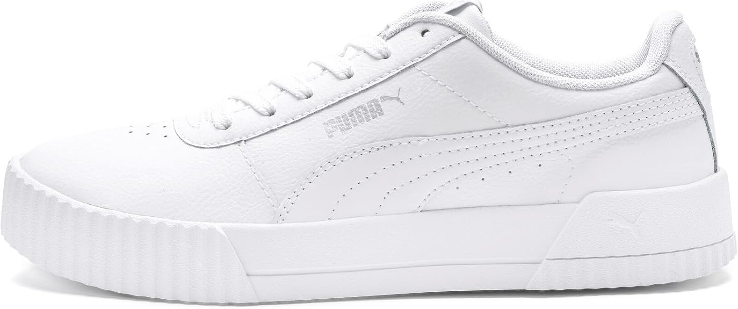 PUMA Women's Carina Leather Sneaker | Amazon (US)