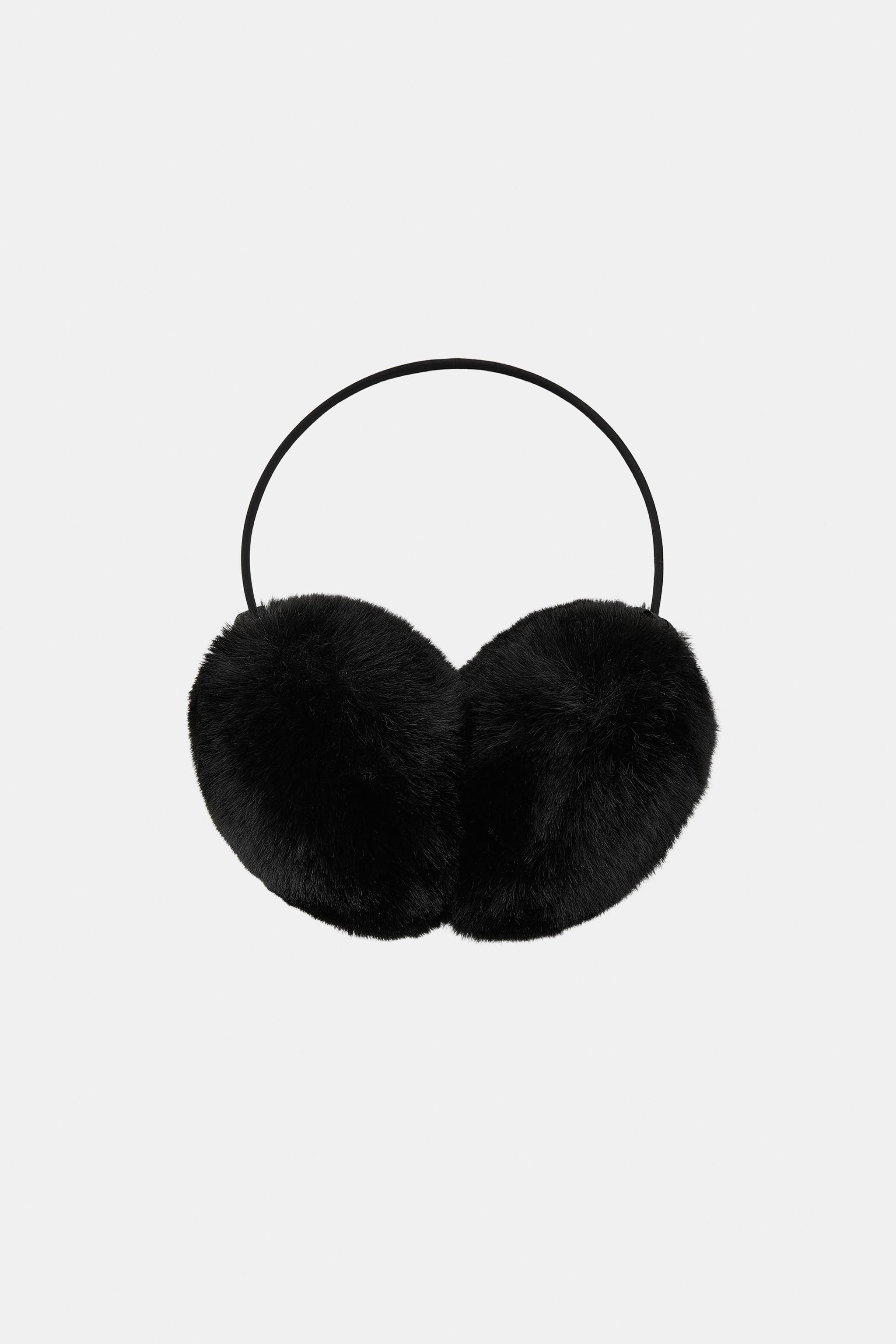 FAUX FUR BOW EARMUFFS | Zara US