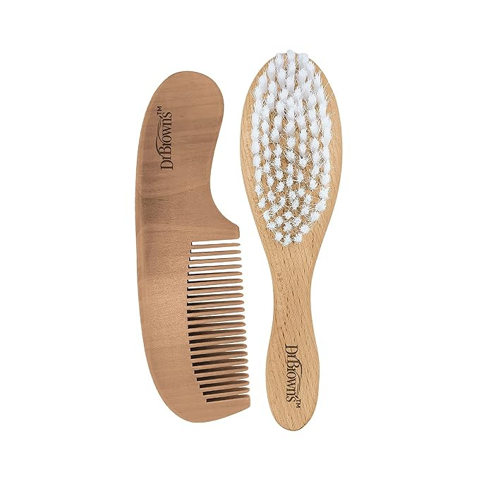 Dr. Brown’s Soft and Safe Baby Brush + Comb | Amazon (US)