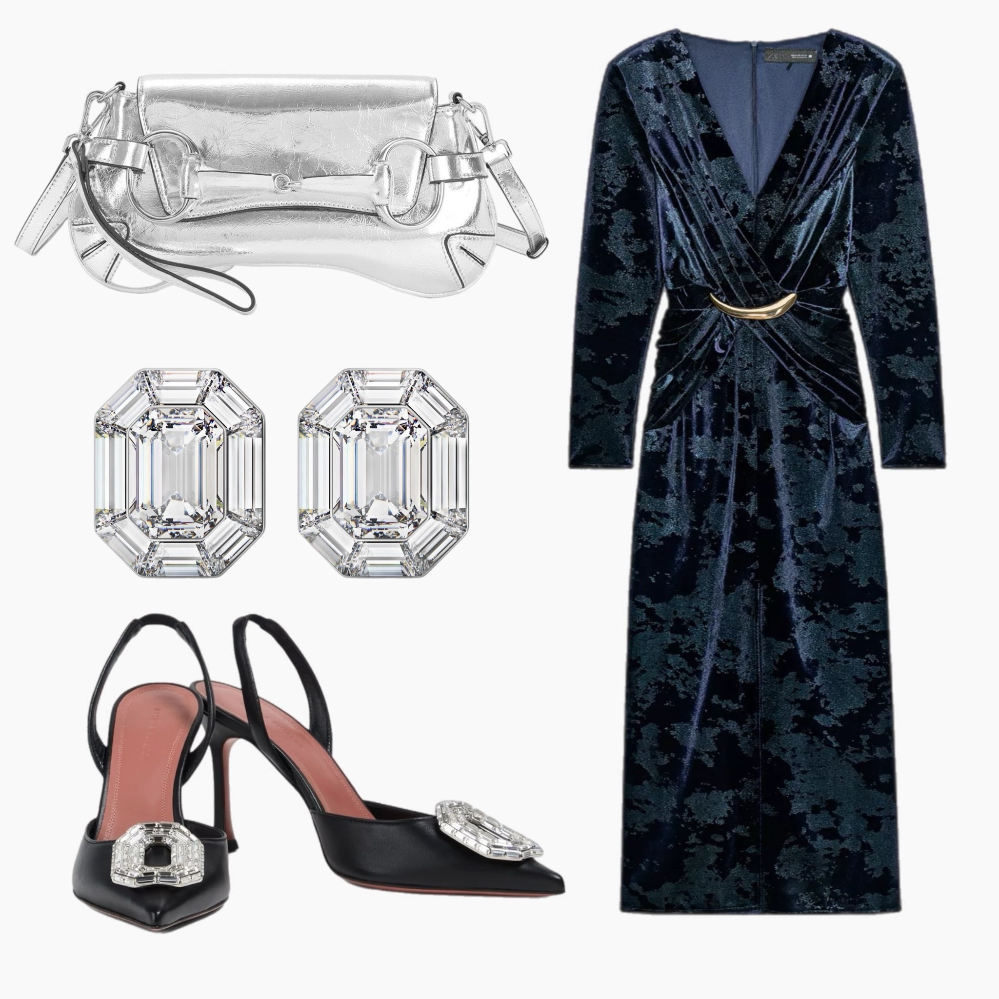 Velvet, sparkle, and a touch of silver magic ✨ This holiday look is all about quiet luxury — a deep navy Zara velvet dress paired with crystal details, sleek heels, and a metallic bag that catches the light just right. Perfect for festive dinners or a New Year’s toast 🥂

#HolidayStyle #VelvetSeason #WinterElegance #ZaraHoliday #FestiveChic #LTKHolidayStyle #QuietLuxury


#LTKmomlife #LTKStyleTip #LTKItBag