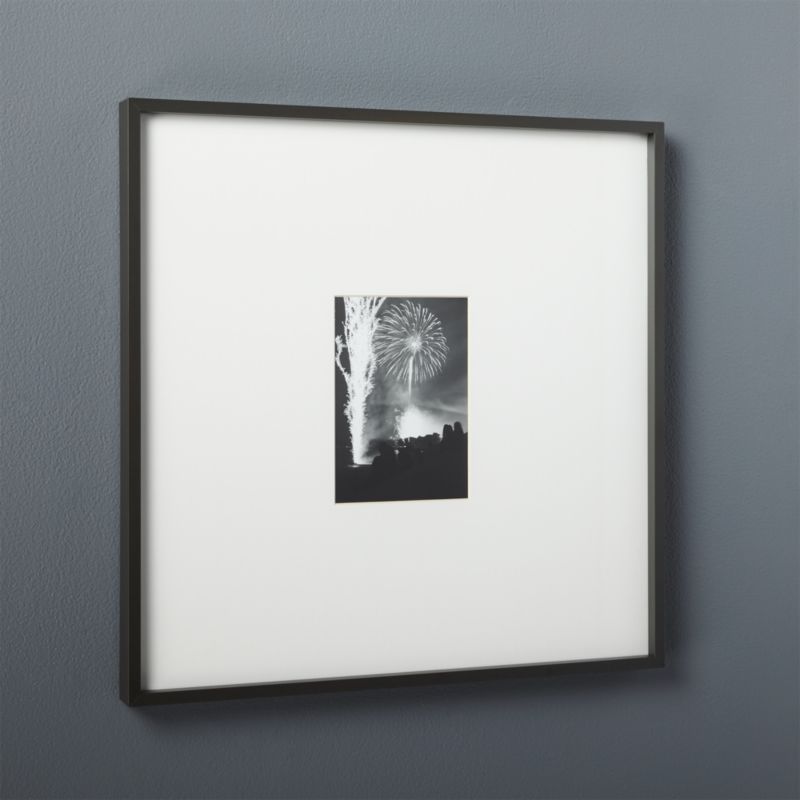 gallery carbon 5x7 picture frame | CB2