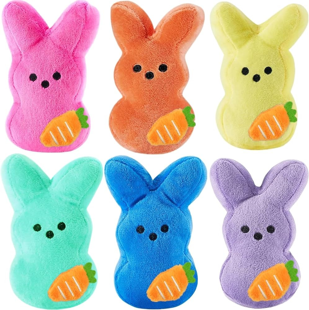 ULTHOOL 2024 New Upgrade Easter Bunny Plush,Easter Rabbit with Carrot Stuffed Animals, Adorable E... | Amazon (US)