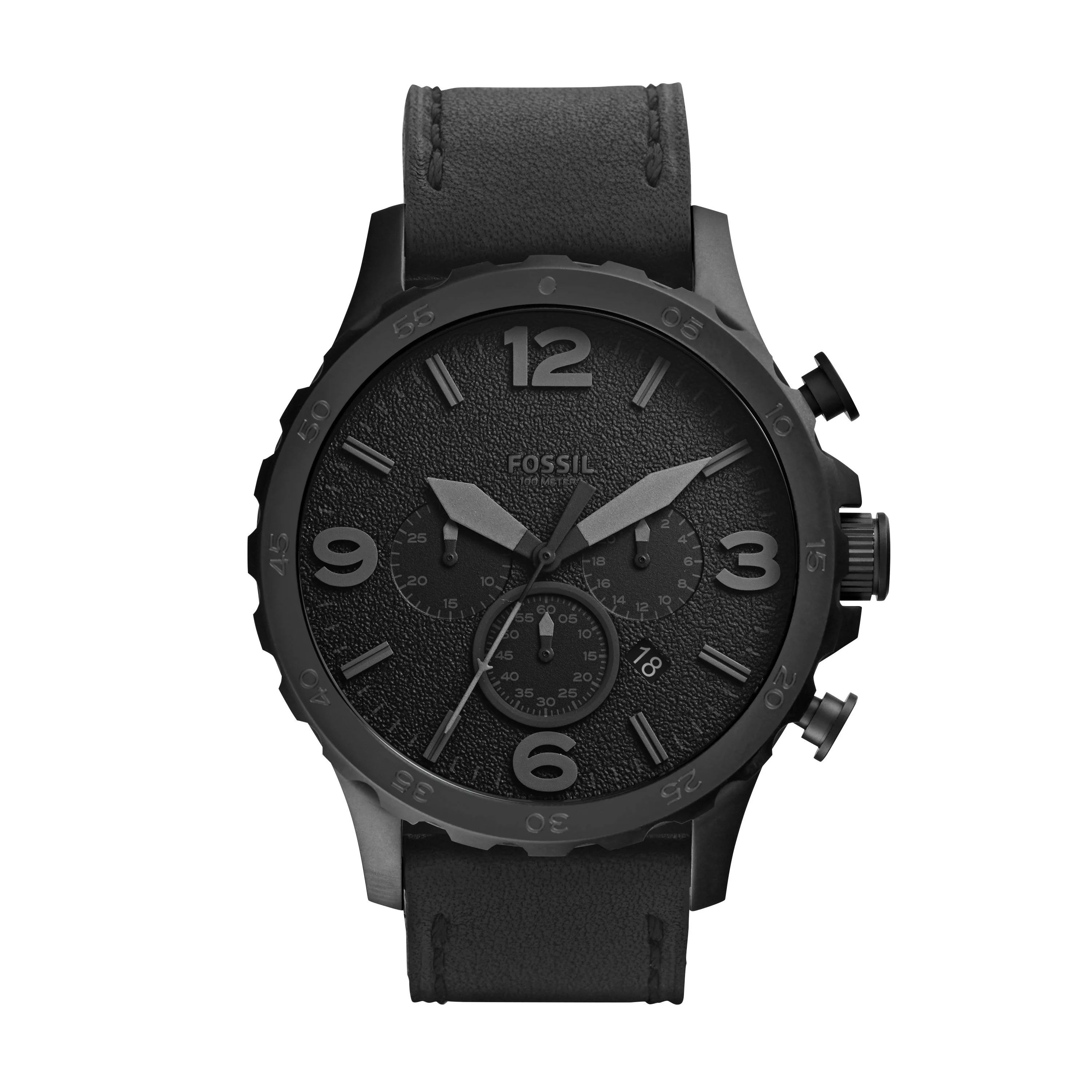 FossilFossil Men's Nate Chronograph, Black-Tone Stainless Steel Watch, JR1354USDNow $97.74was $17... | Walmart (US)