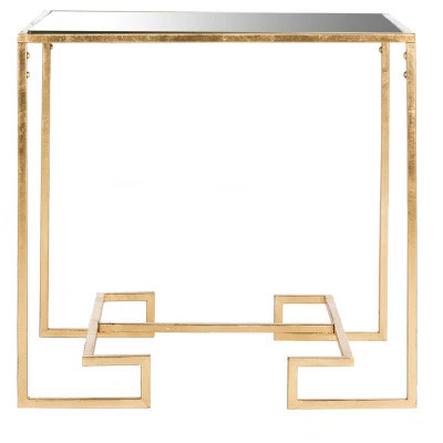 Seamus Accent Table - FOX2583 - Gold/Mirror - Safavieh Couture | Target