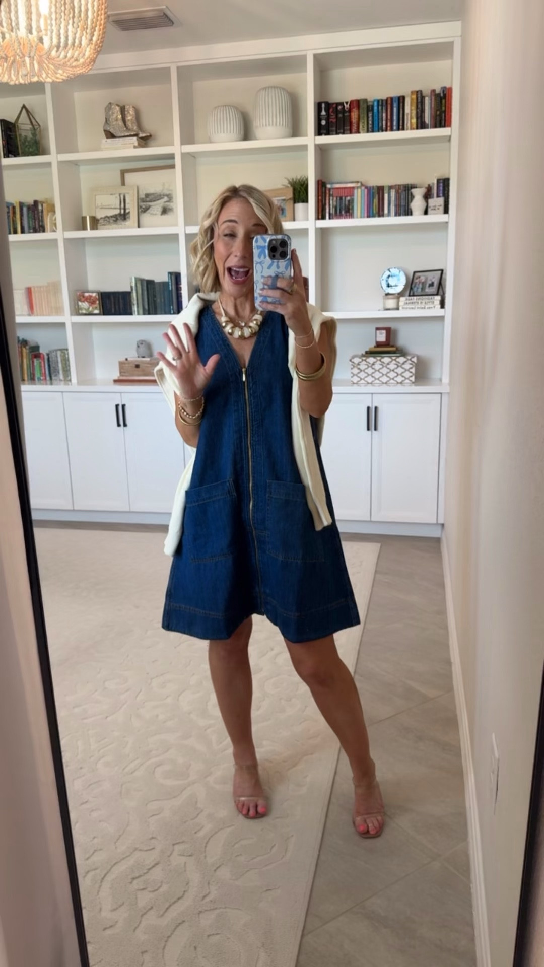 Walmart - cute new dresses. Sleeveless Denim A Line Mini Dress - size XS. $28. 2 colors. 

 

#LTKOver40 #LTKSeasonal