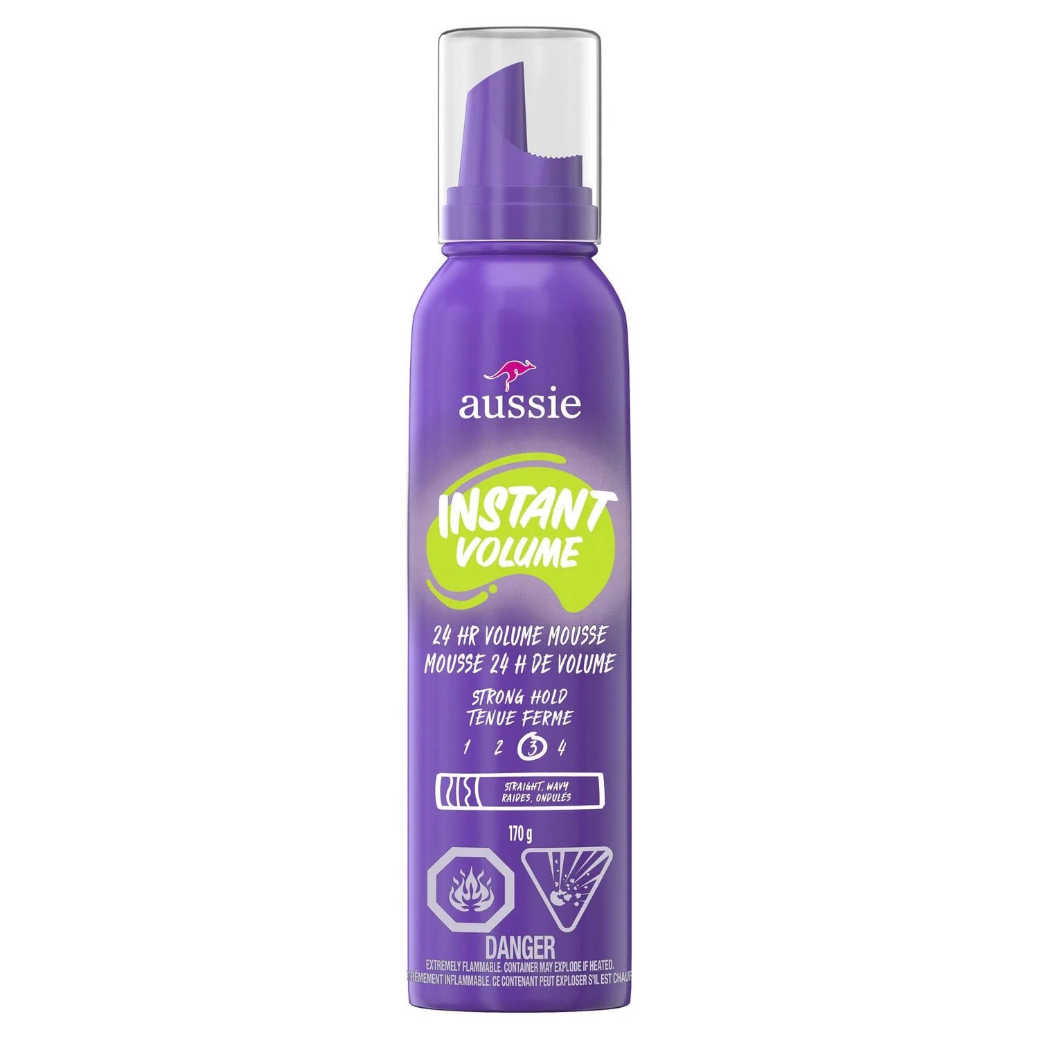 Aussie Instant Volume Mousse, 24-hour Volume Mousse, 170G | Walmart (CA)