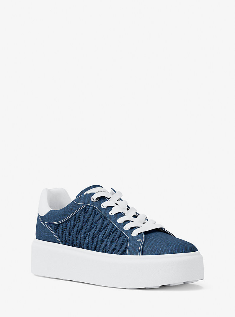 Romey Matelassé Denim Platform Sneaker | Michael Kors US