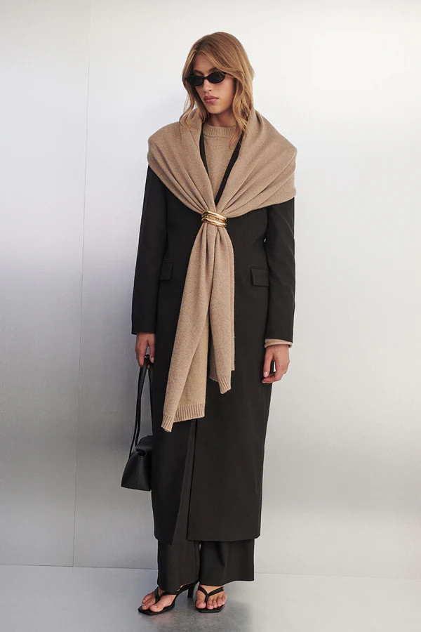 MONIQUE PEAT LONGLINE BLAZER COAT | DISSH