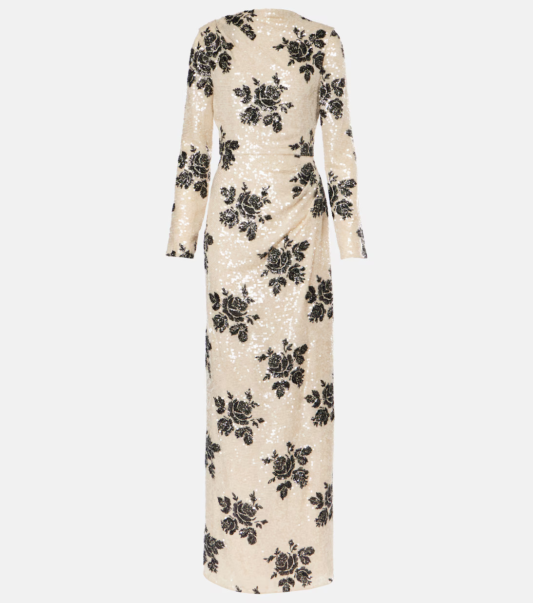 Sequined floral draped gown | Mytheresa (US/CA)