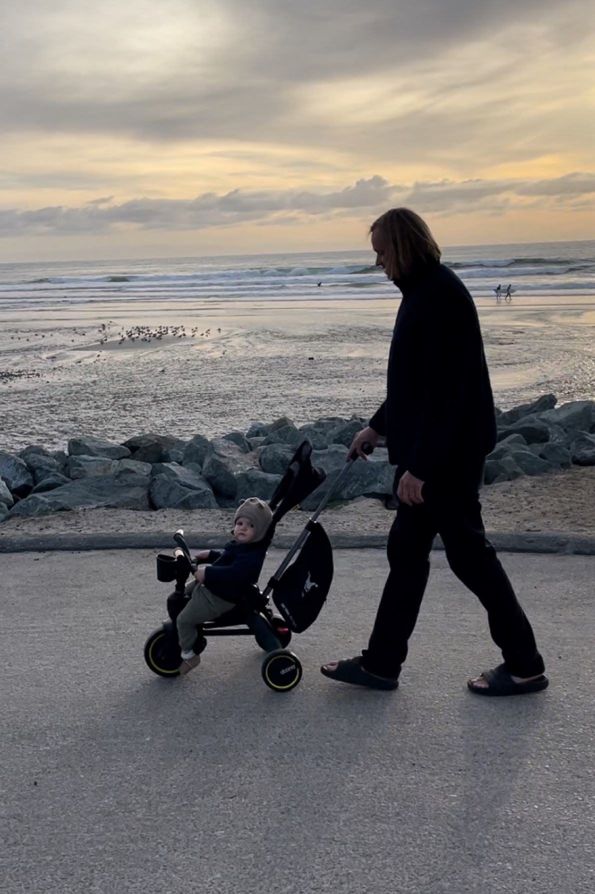 Loves this bike! It’s a nice way to switch it up when he’s over being in the stroller. Folds up pretty small so it’s easy to take everywhere 
