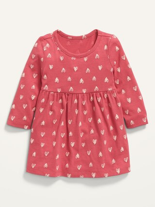 Long-Sleeve Printed Jersey Dress for Baby | Old Navy (US)