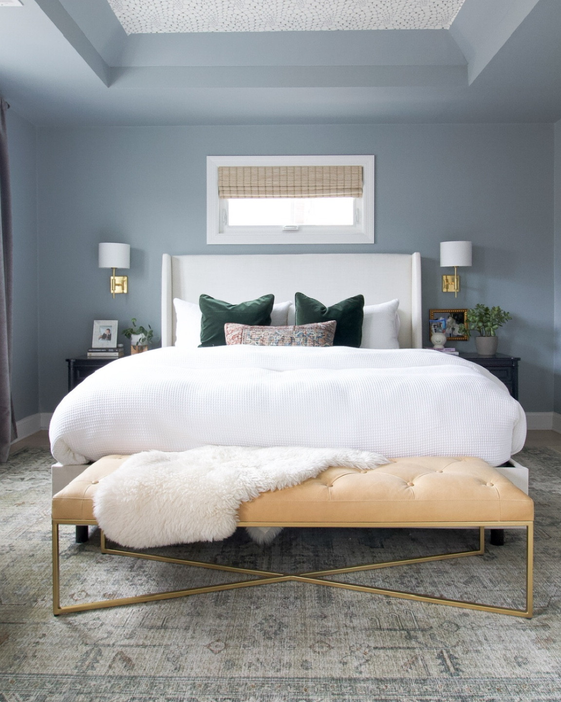 Our upholstered bed is one of my favorite pieces of furniture in our home. It's in the "zuma white" color and magically works with just about any bedding or bedroom style. It's on sale now during @wayfair's Cyber Monday sale. They have up to 80% off and free shipping, so be sure to check it out! #wayfair #wayfairpartner

#LTKSaleAlert #LTKHome #LTKCyberWeek