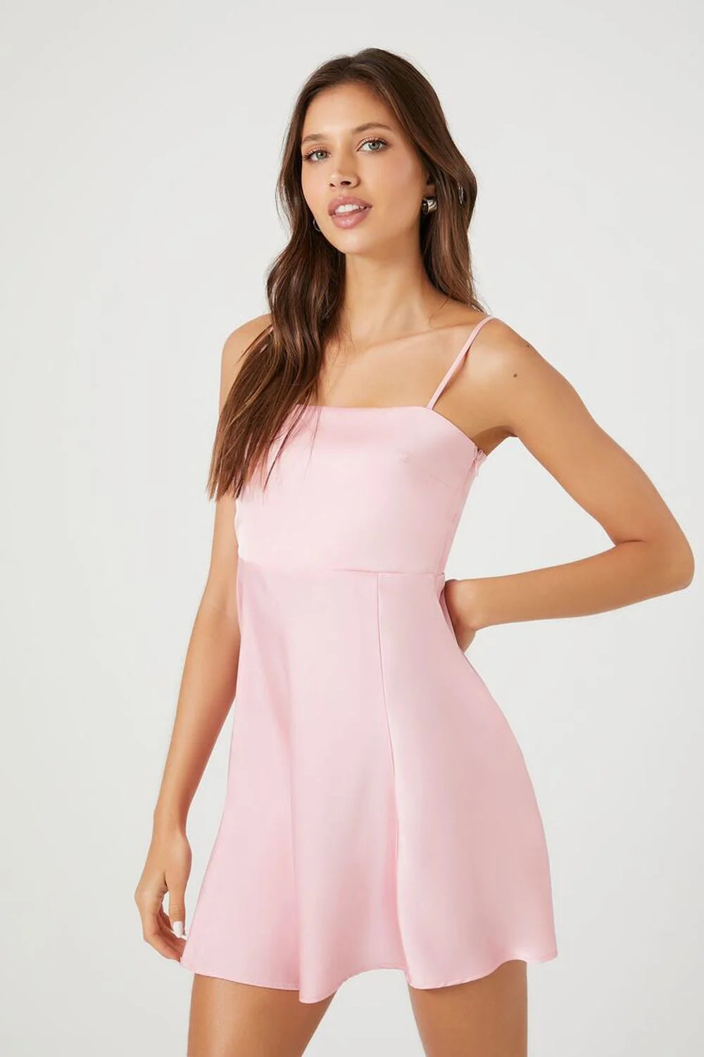 Satin Slip Mini Dress | Forever 21 (US)