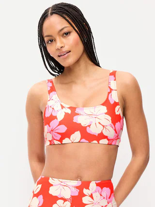 Essential Scoop-Neck Swim Top | Old Navy (US)