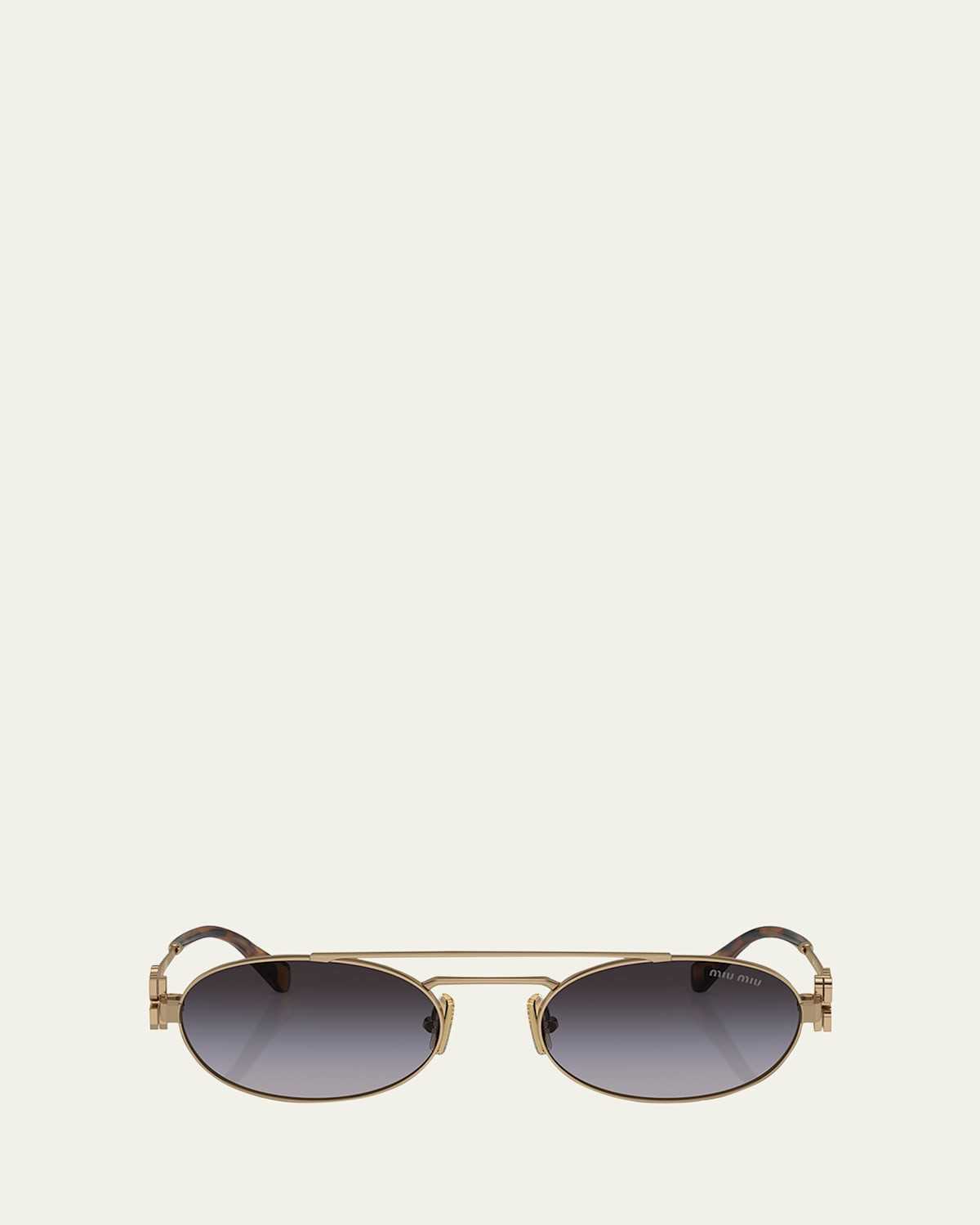 Metal Oval Sunglasses | Bergdorf Goodman