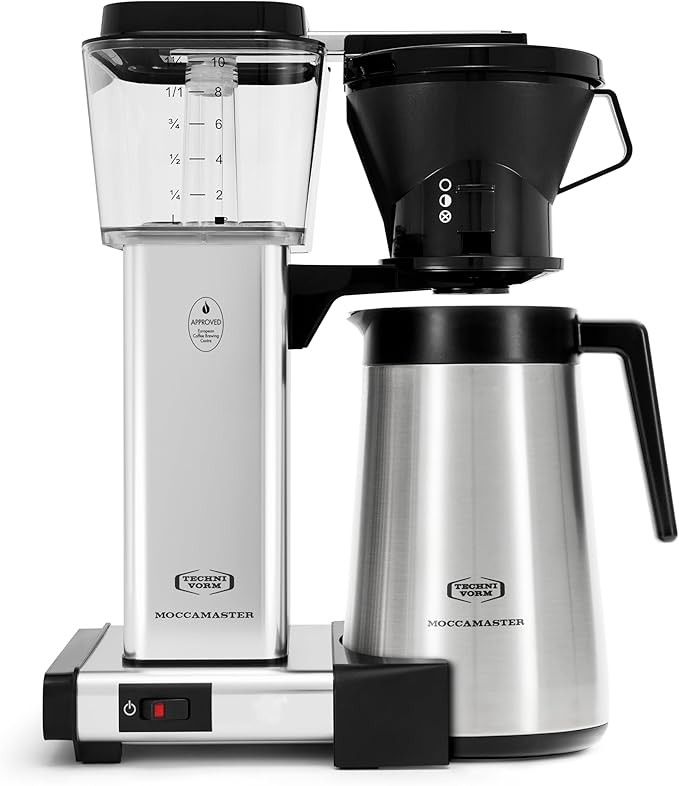 Technivorm Moccamaster 79112 KBT Coffee Brewer, 40 oz, Polished Silver | Amazon (US)