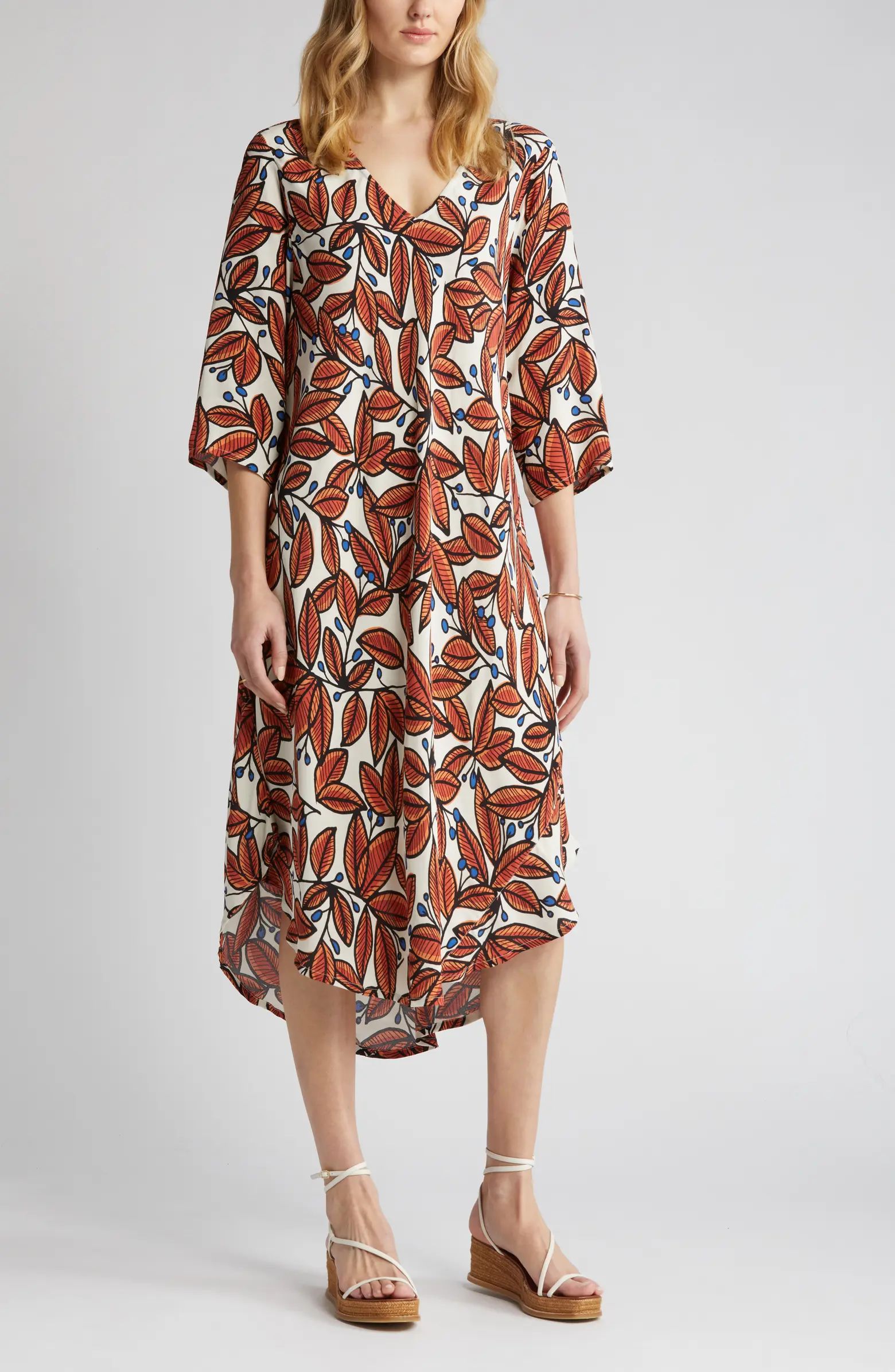 Masai Copenhagen Nora Print Midi Dress | Nordstrom | Nordstrom