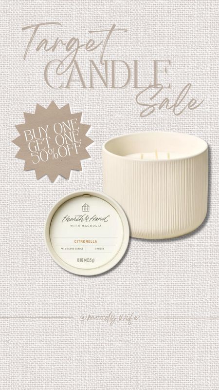 Target Candles are currently buy one get one 50% off! #targetdeals #targetcircle #targetfinds 

#LTKSaleAlert #LTKFindsUnder50 #LTKGiftGuide