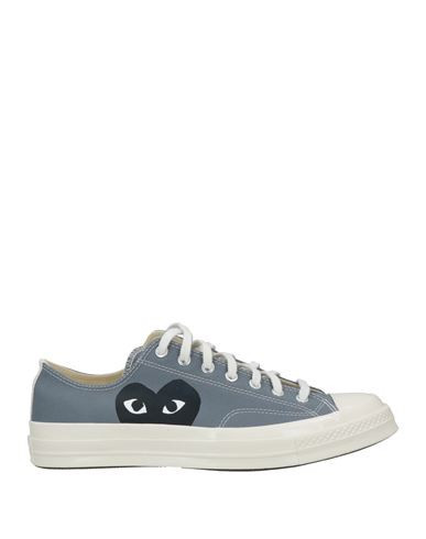 Converse X Comme Des Garçons Play Woman Sneakers Grey Size 5.5 Textile fibers | YOOX (US)