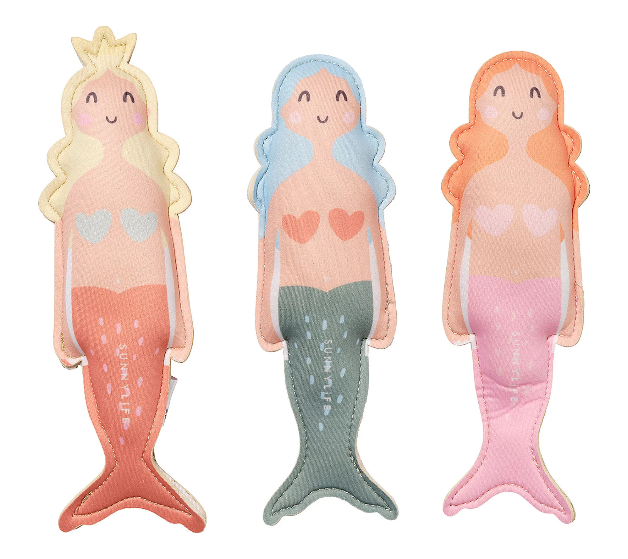 Sunnylife Dive Buddies - 3pk Mermaid Pool Toys | QVC