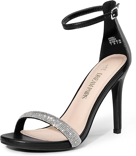 DREAM PAIRS Women's Karrie High Stiletto Pump Heeled Sandals | Amazon (US)