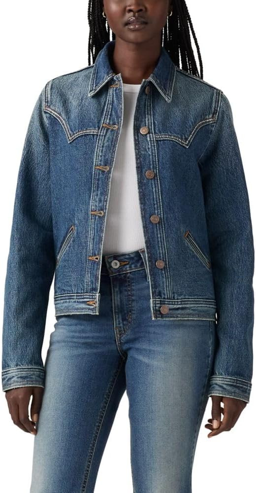 LEVI'S Women's Riveted Original Trucker Jacket | Amazon (US)