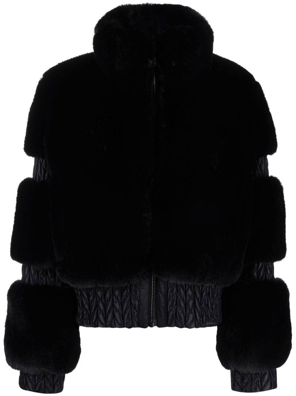 Goldbergh Furry faux-fur jacket - Black | Farfetch Global