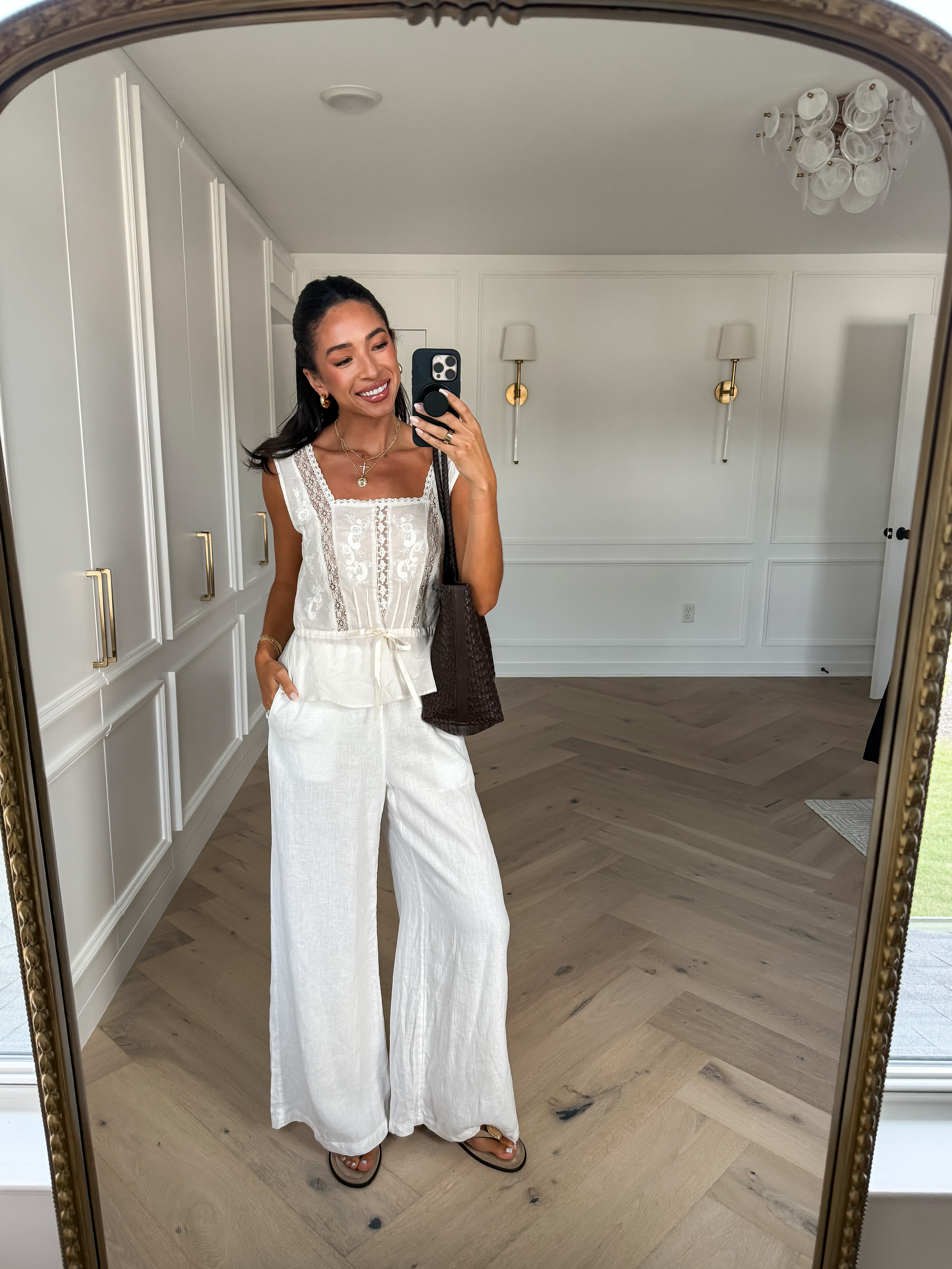 Summer outfit! Size XS tank, S linen pants 

#LTKFindsUnder100 #LTKStyleTip