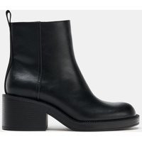 Zara - Block Heel Ankle Boots - Women - Black - Women | Zara US