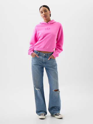 Relaxed Gap Logo Hoodie | Gap Factory