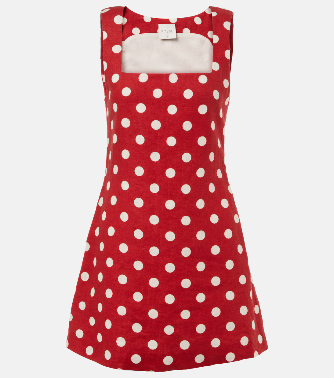 Alice polka-dot linen minidress | Mytheresa (US/CA)
