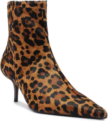 Mikki Pointed Toe Low Heel Bootie (Women) | Nordstrom