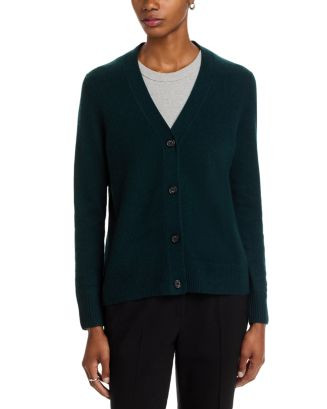 100% Cashmere V Neck Cardigan Sweater - Exclusive | Bloomingdale's (US)