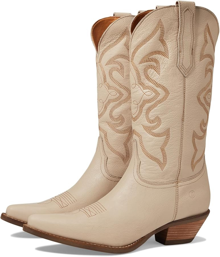 Dingo Womens Out West Embroidered Snip Toe Casual Boots Mid Calf Mid Heel 2-3" | Amazon (US)