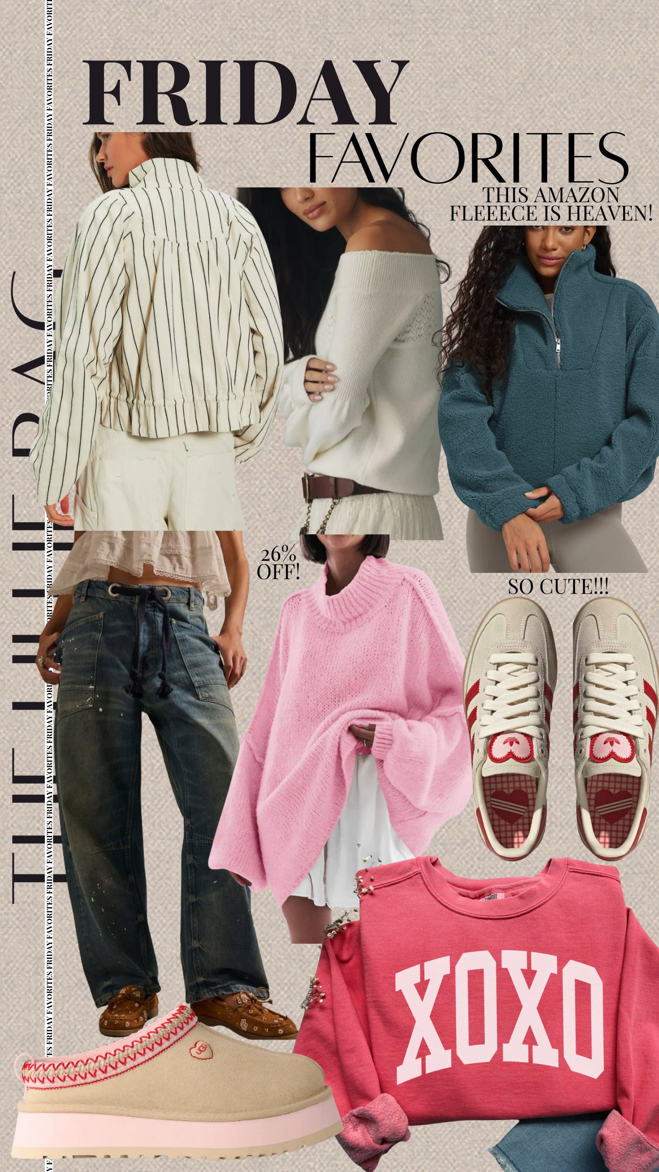 Friday Favorites! A round up of my favorite items from this week!

Winter outfit. Winter style. Free People. Amazon finds. Denim. Valentines Day. Valentines Day Outfit. 

 #LTKValentine #LTKSeasonal