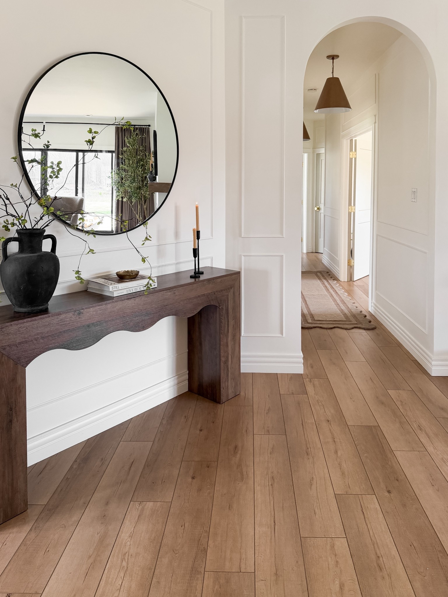 the scalloped table you guys picked is officially approved…
and for under $200 in Canada (only $100 in the U.S. 🤯) it’s actually such a good find

the scalloped detail adds so much character without feeling overdone
and once it was styled… she’s GOOD

I was honestly skeptical at that price… but it fully passed

#LTKstyletip #LTKhome #LTKsale