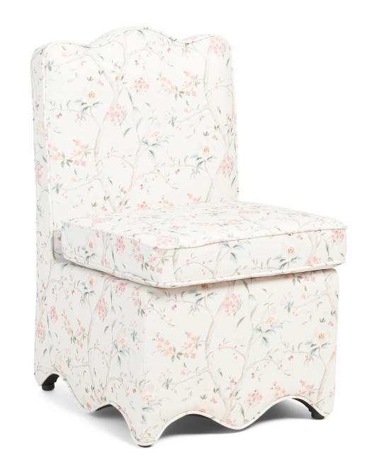 Scalloped Bottom Skirted Dining Chair | TJ Maxx