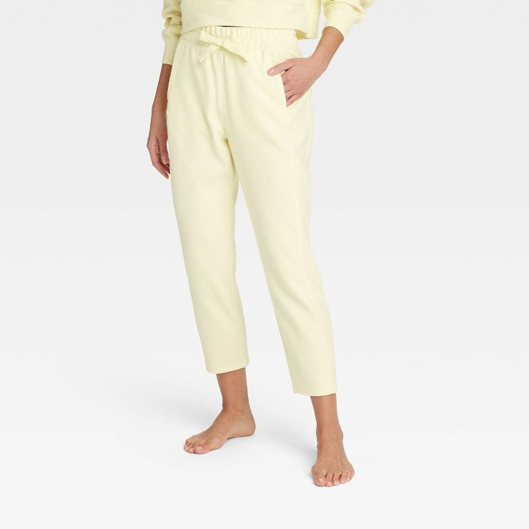 Women's Cozy Rib Straight Pants - All in Motion™ | Target