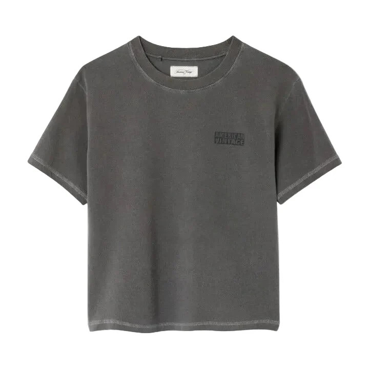 AMERICAN VINTAGE PYMAZ T SHIRT - VINTAGE CARBON | Shop.app