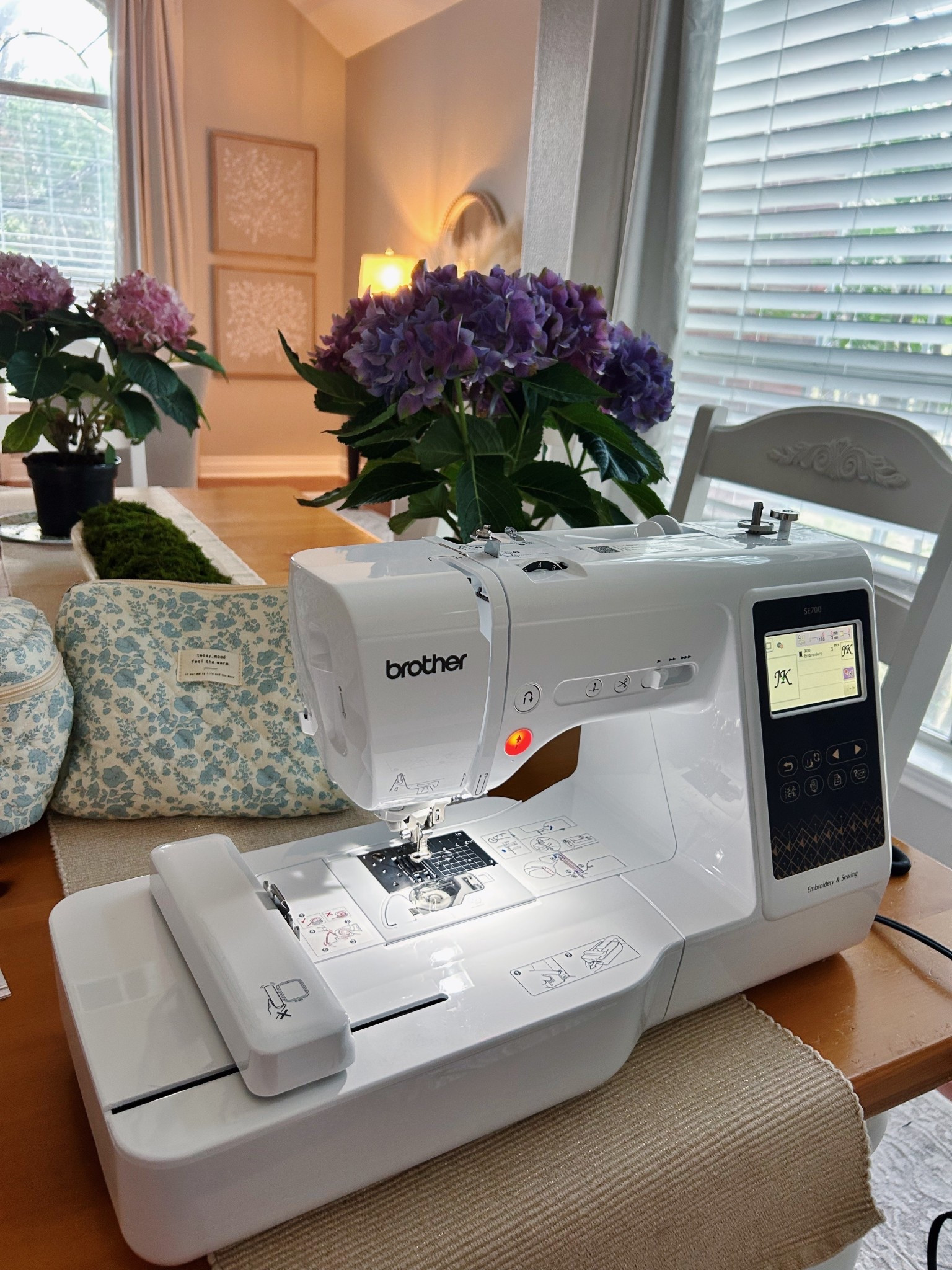 My embroidery machine!!! The actual best!!