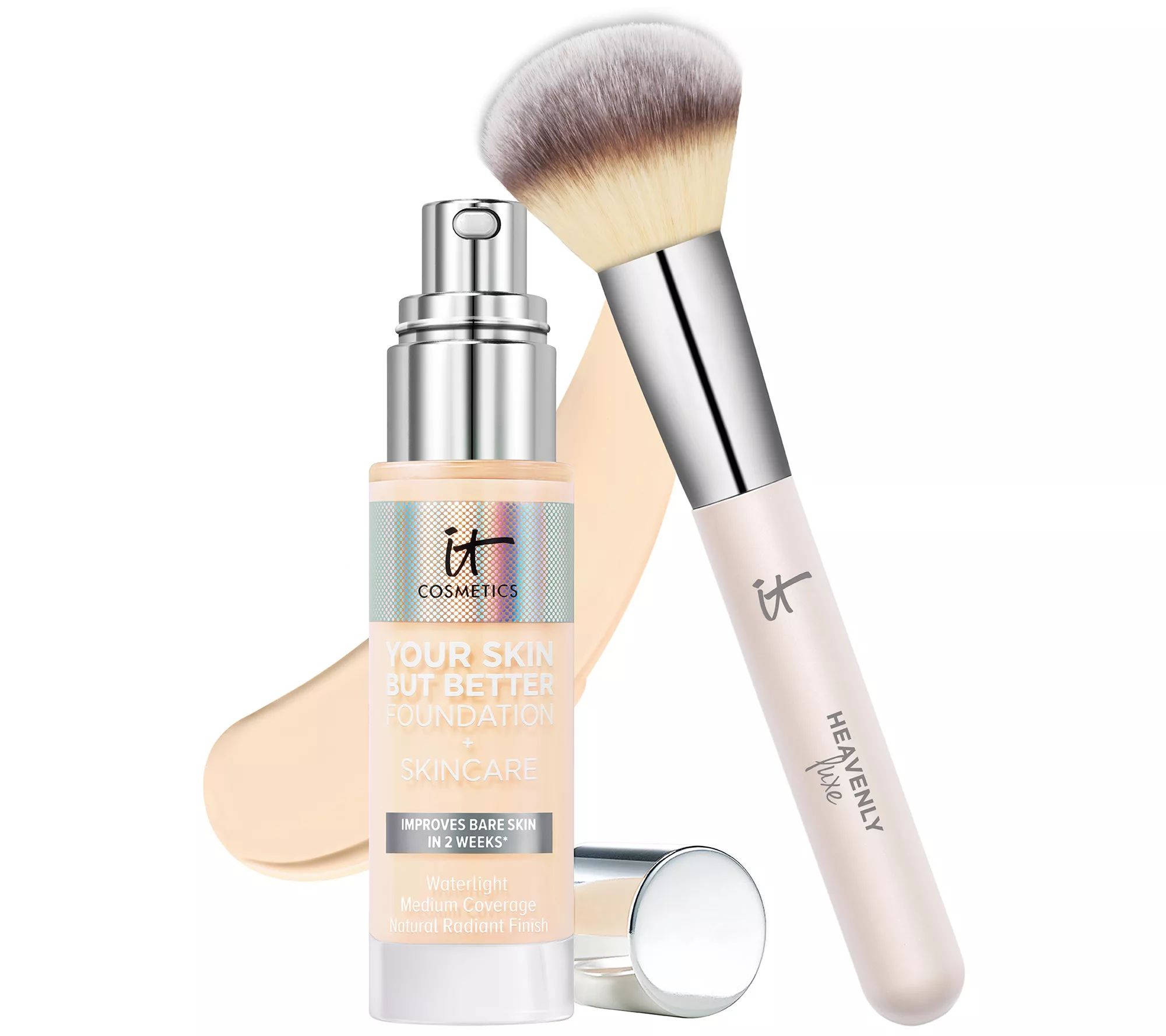 IT Cosmetics Your Skin But Better Foundation with Brush - QVC.com | QVC