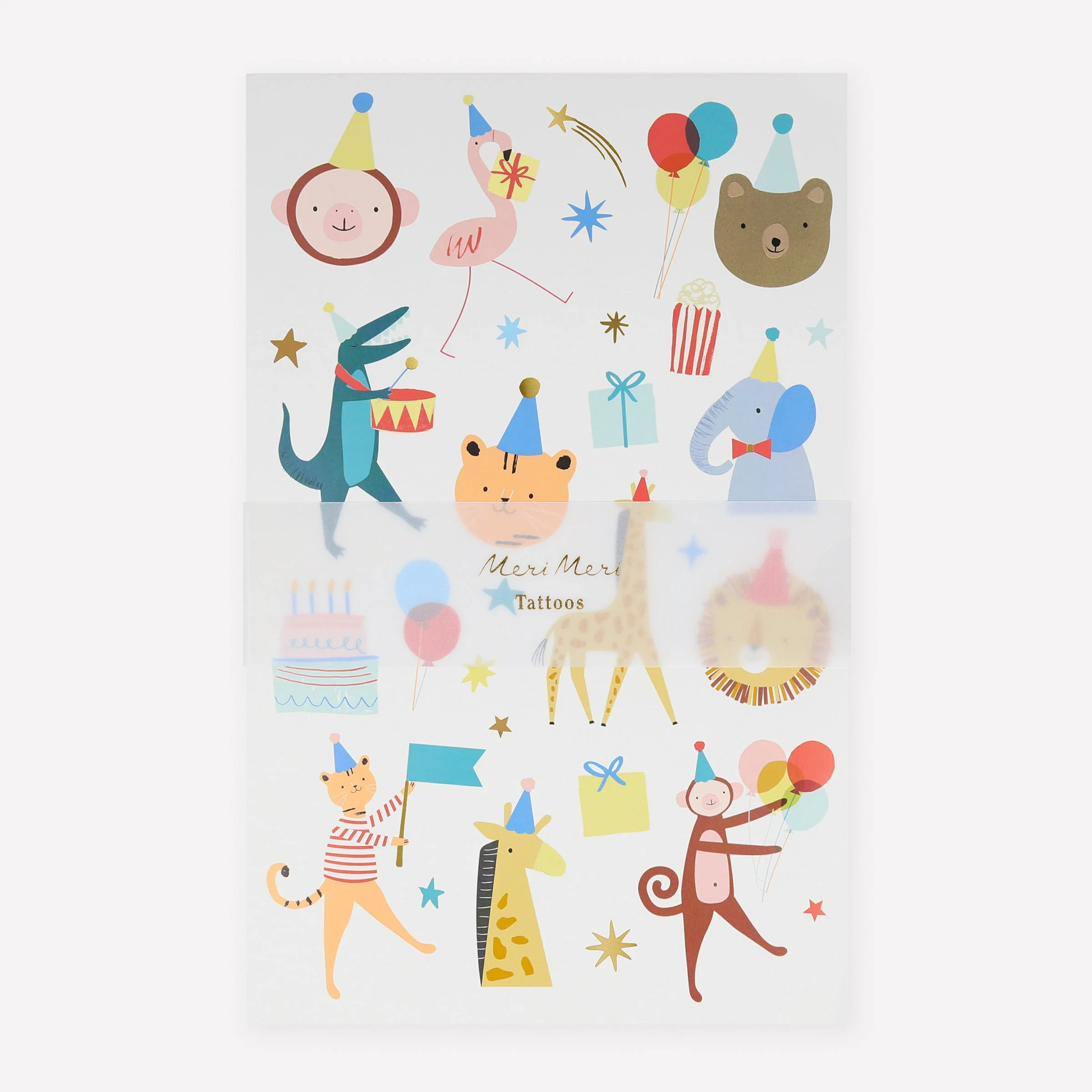Animal Temporary Tattoos For Kids | Meri Meri
