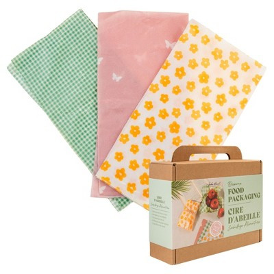 John Bead Beeswax Wrap for Food, Reusable Bees Wrap Paper for Wrapping Foods (29 Pieces, 3 Styles) | Target
