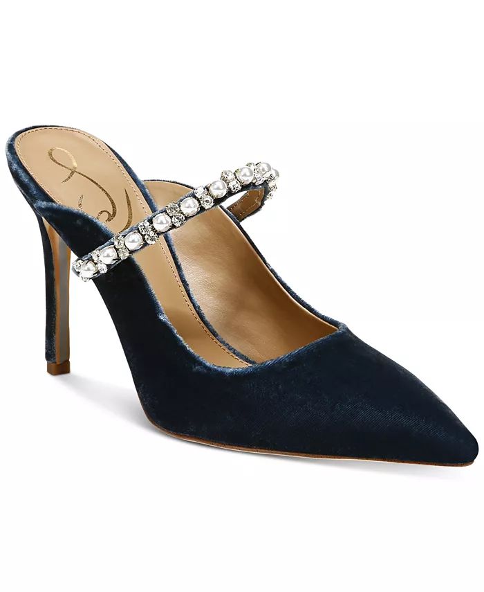 Sam Edelman Women's Hyland Embellished Evening Mules & Reviews - Mules & Slides - Shoes - Macy's | Macys (US)