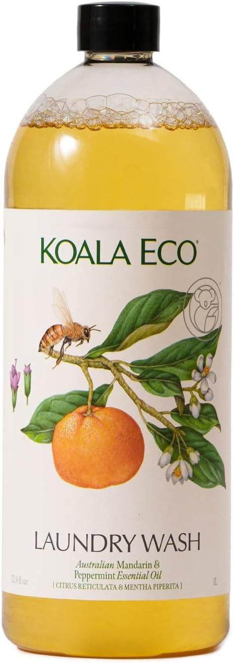 Koala Eco Laundry Wash - with Australian Mandarin and Peppermint Essential Oil - 33.8oz | Amazon (US)