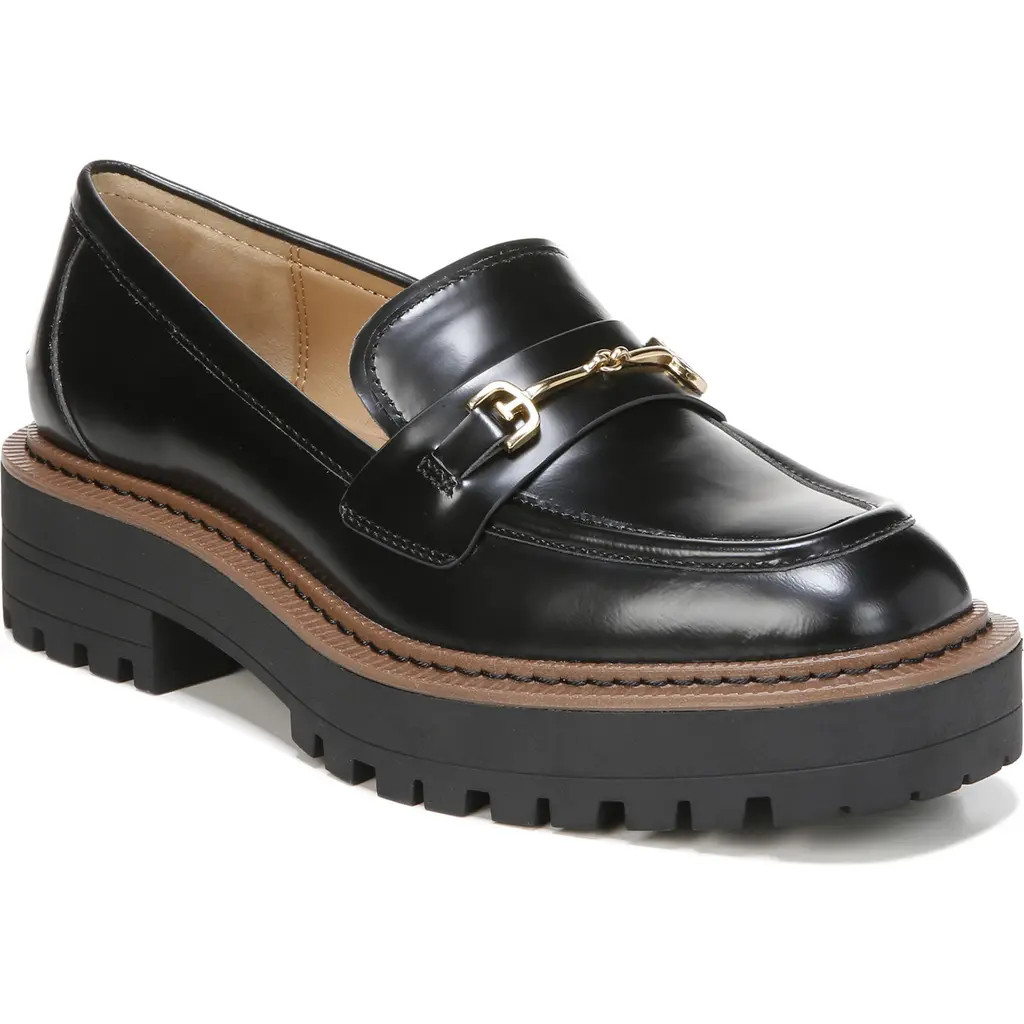Sam Edelman Laurs Platform Lug Sole Loafer in Black at Nordstrom, Size 5.5 | Nordstrom