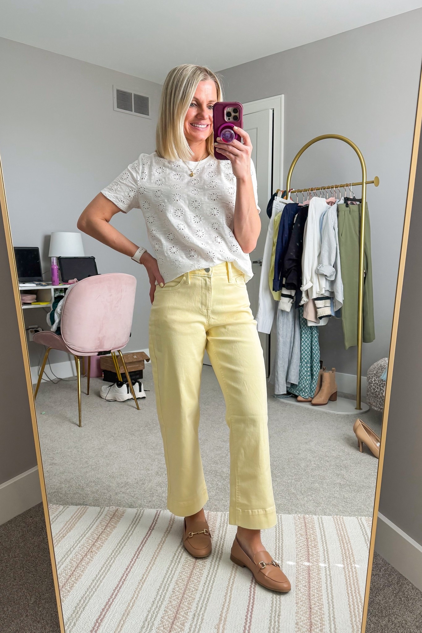 These pants are the perfect pop of color to add to your wardrobe this spring! @maurices #ad
Top- small
Pants- 0

#LTKSeasonal #LTKOver40 #LTKPetite