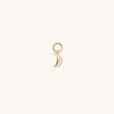 Single Moon Hoop Charm - $45 | Mejuri (Global)