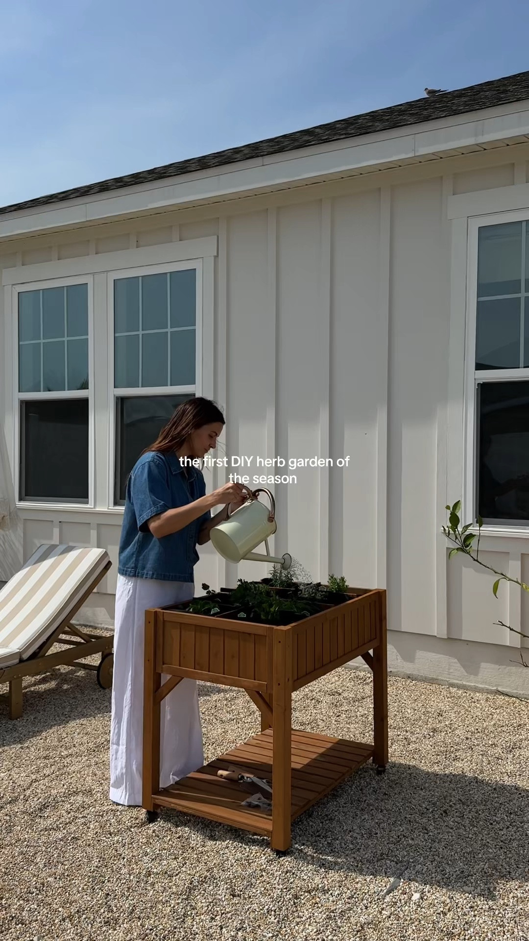 the first DIY herb garden of the season 🪴 

#LTKSeasonal #LTKHome #LTKdayinmylife