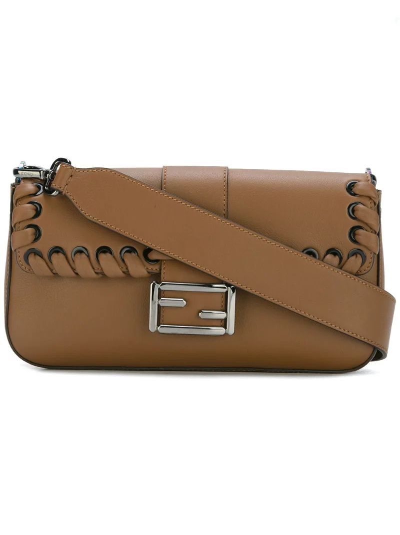 Fendi - 'Baguette' shoulder bag - women - Leather - One Size, Brown, Leather | FarFetch US